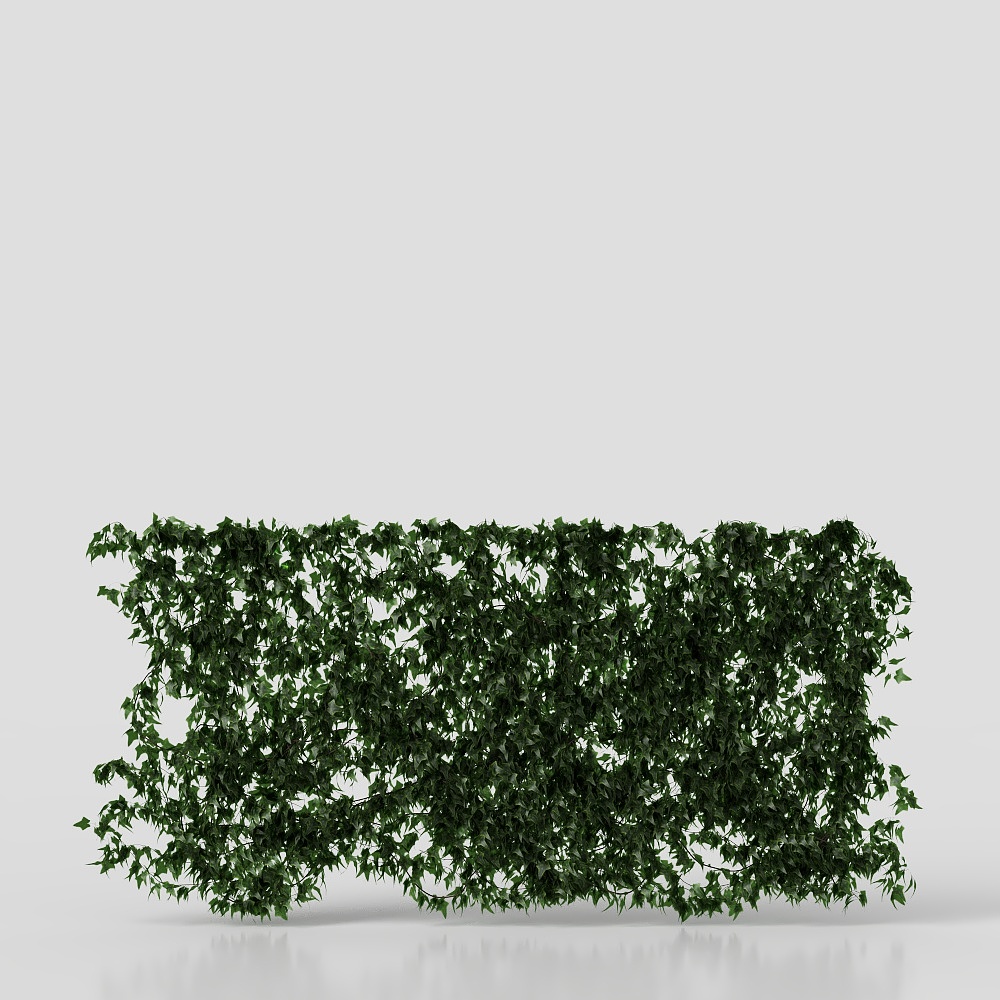 living wall green flowers grass