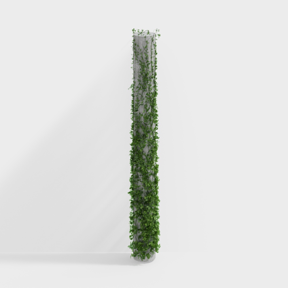 living wall green flowers grass