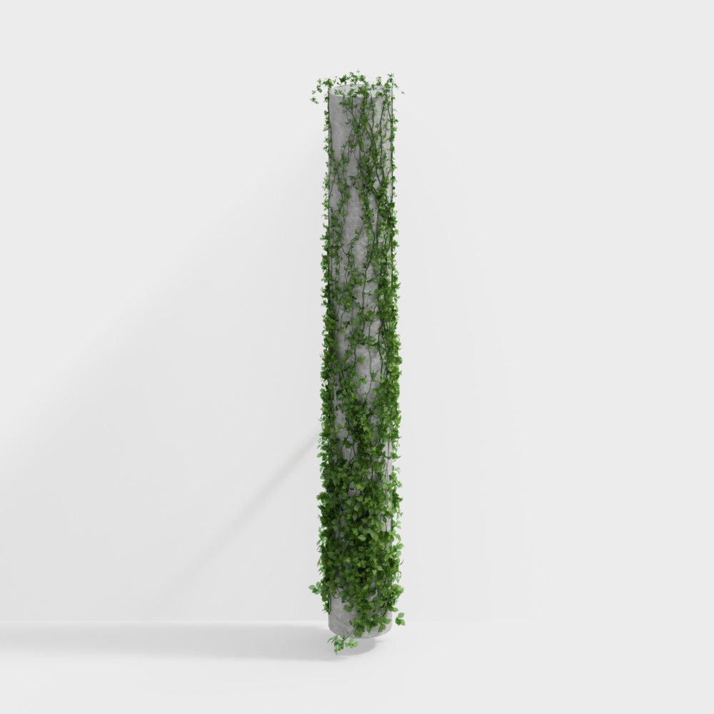 living wall green flowers grass