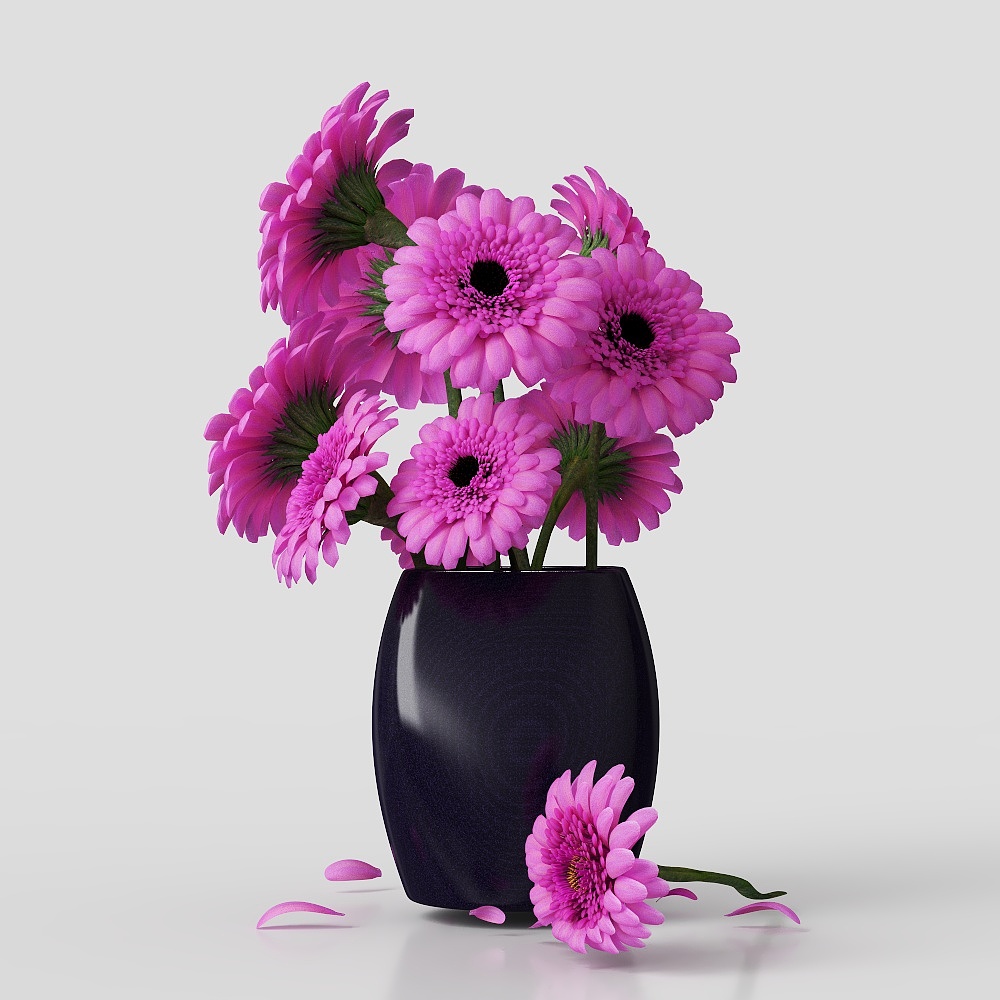 Vibrant Bouquet 3D model for Creative Designs