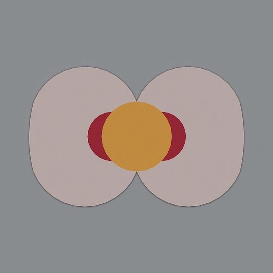 Low-Poly Double Petal Flower 3D model