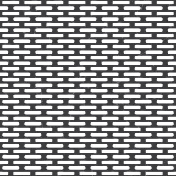 Stylish Metal Hollow 3D Model in Black