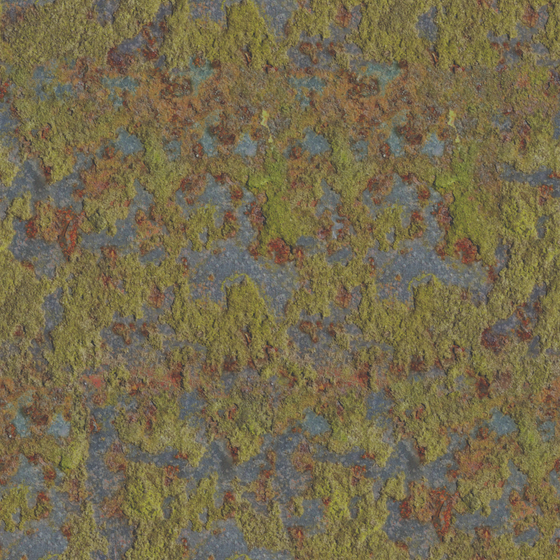 Metal-Corrosion 3D Model in Green