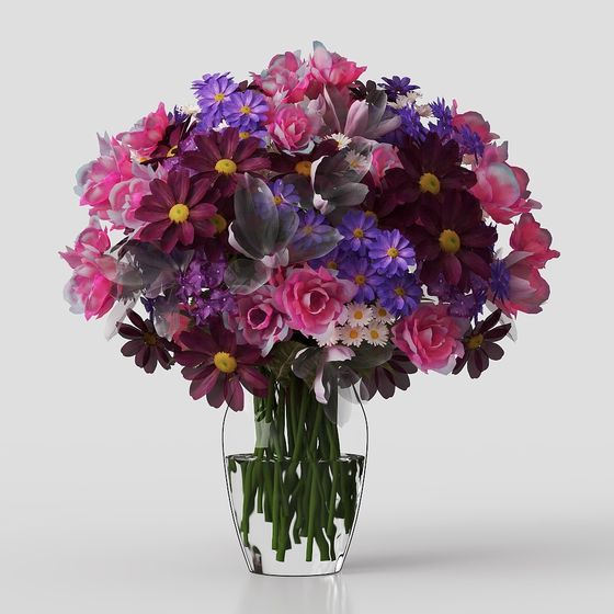 decorazione in vaso di fiori piante erba