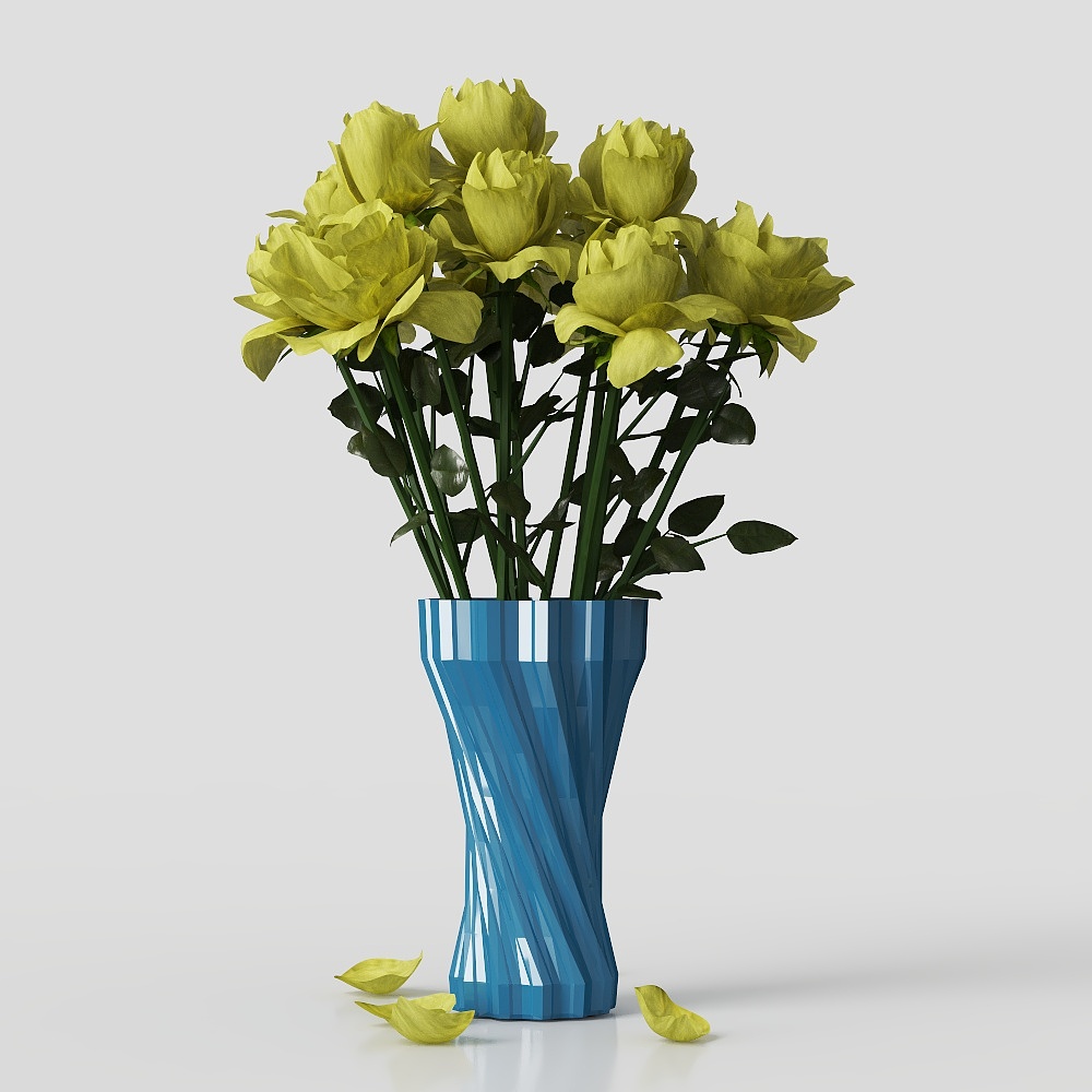 decorazione in vaso di fiori piante erba