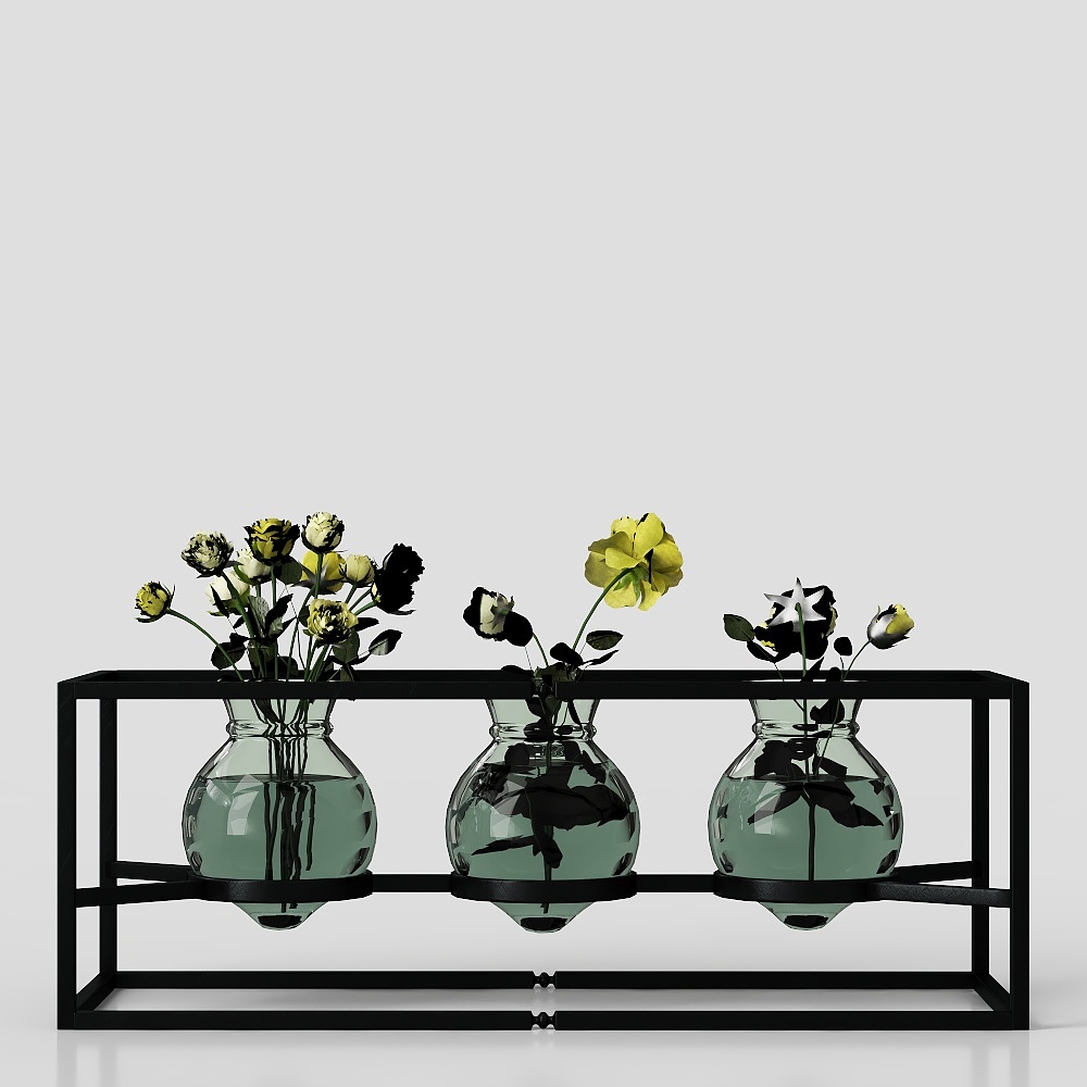 flower plant grass potted decoration