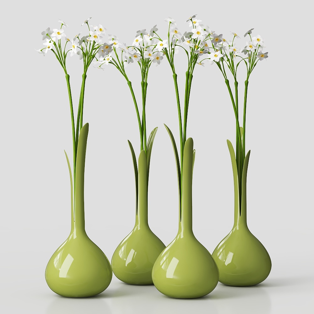 decorazione in vaso di fiori piante erba