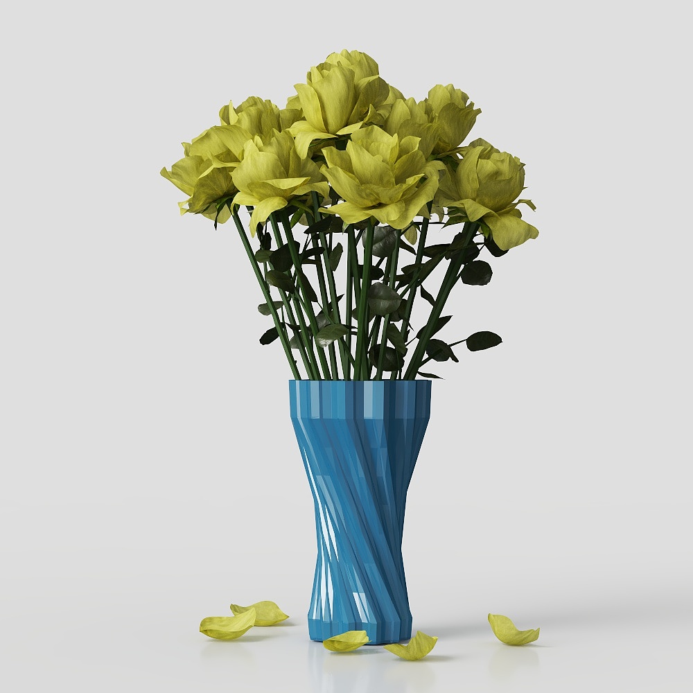 decorazione in vaso di fiori piante erba