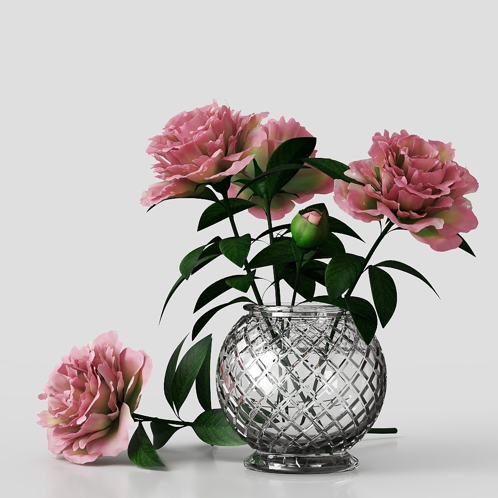 꽃 식물 잔디 화분 장식