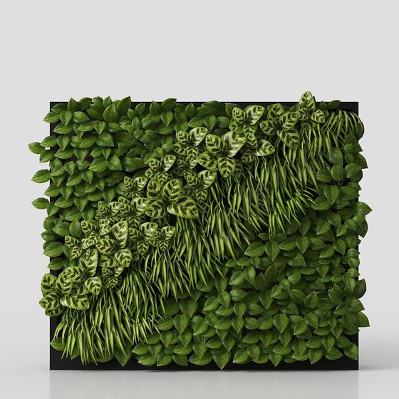 decorazione di parete con piante e fiori