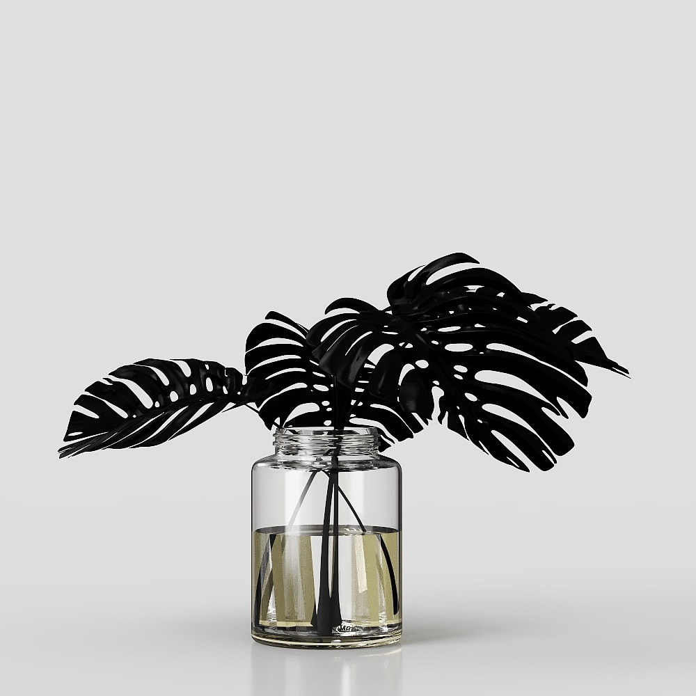 decorazione in vaso di fiori piante erba