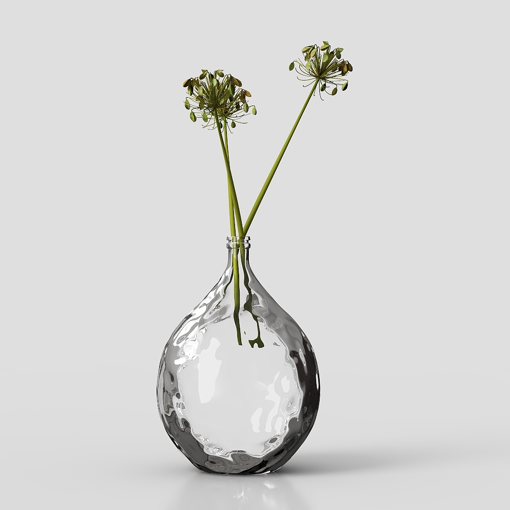 decorazione in vaso di fiori piante erba