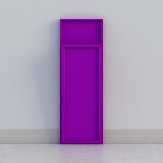 Stylish Dreamy Purple Door 3D model