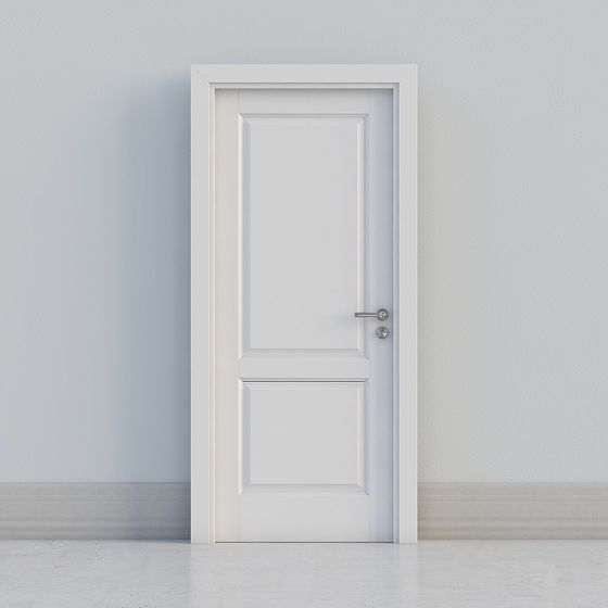 Pure Door 3D model for Modern Minimalist Aesthetics