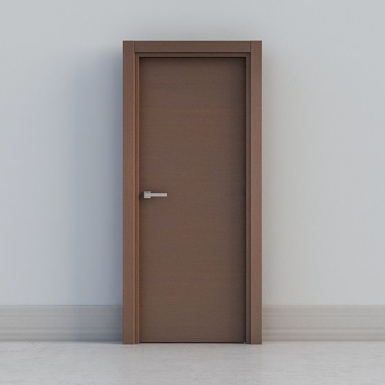 Minimalist 3D Door Model for Interior Design
