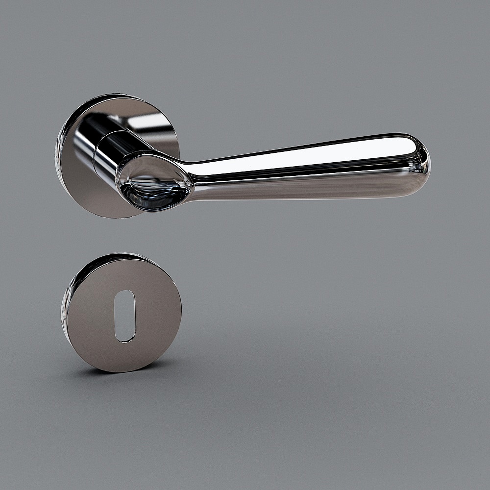 metal door handle hardware construction