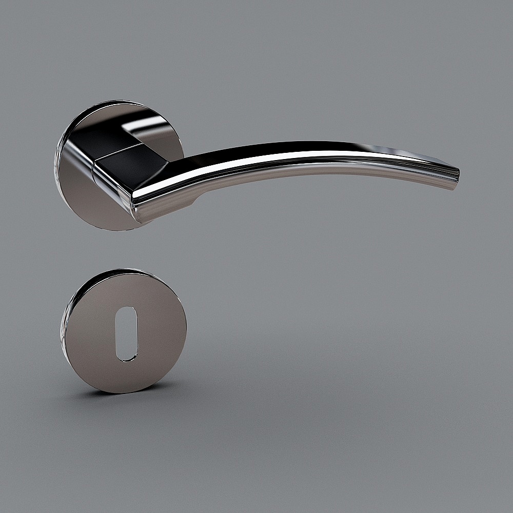 metal door handle hardware construction