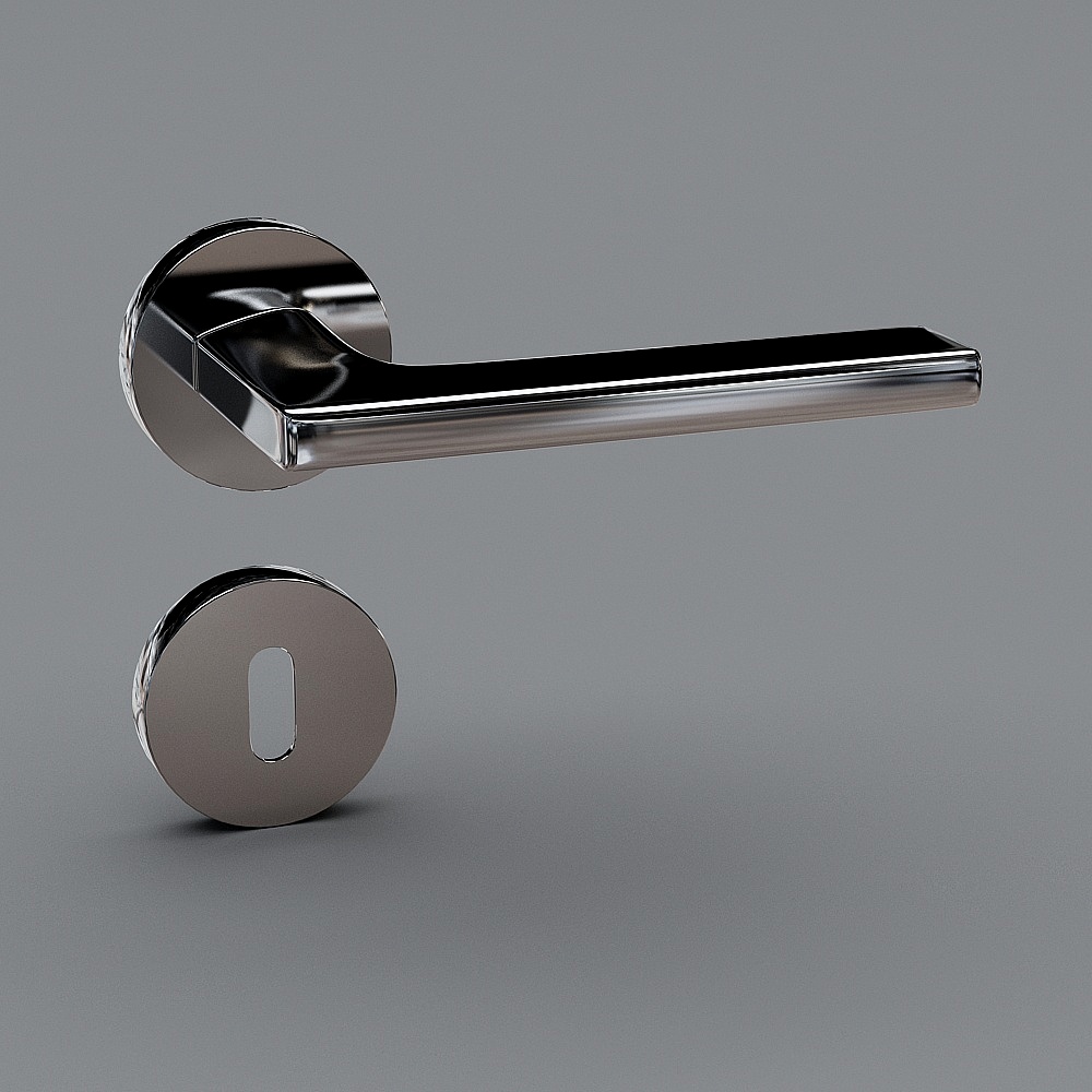 metal door handle hardware construction