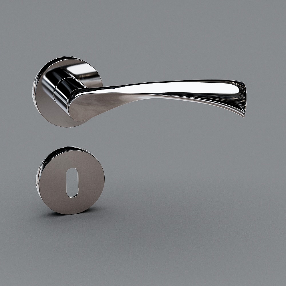 metal door handle hardware construction