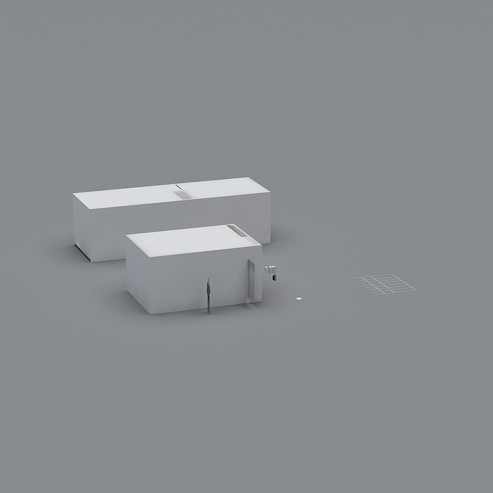Minimalist Urban Blocks 3D model