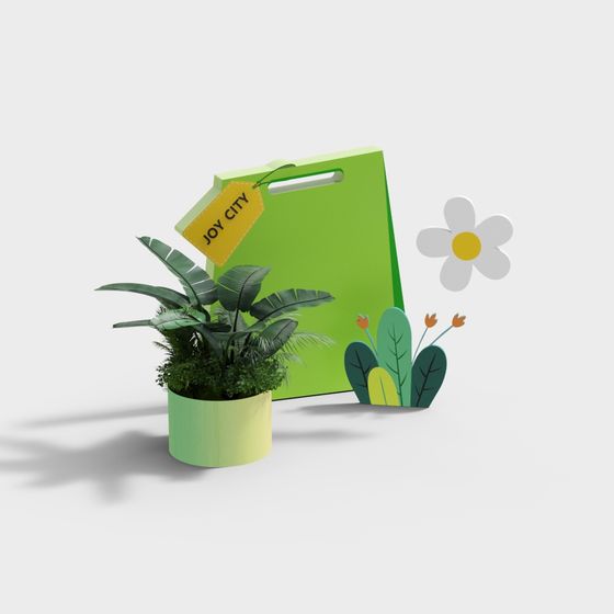 Joy City 3D Model for Creative Projects