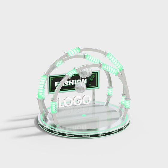 Fashion Logo Showcase 3D model