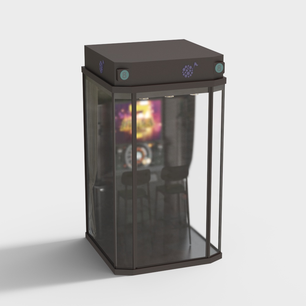 Transparent Elevator 3D model for Futuristic Cities