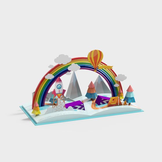 Rainbow Adventure 3D model