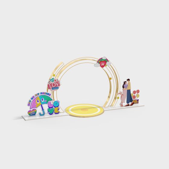 Love Arch 3D model