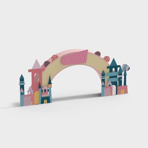 Fairy Tale Archway 3D model
