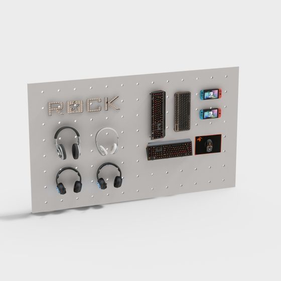 Gaming Gear Display 3D model