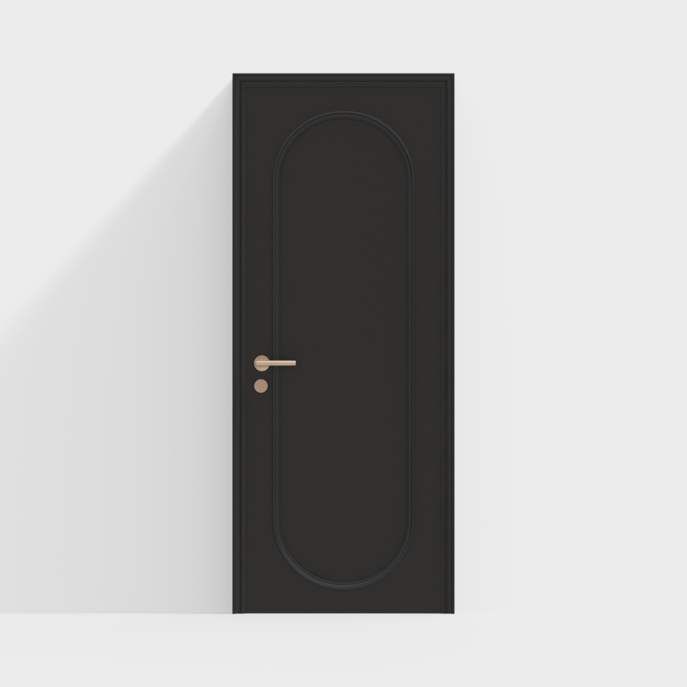 Elegant Arched Door 3D model