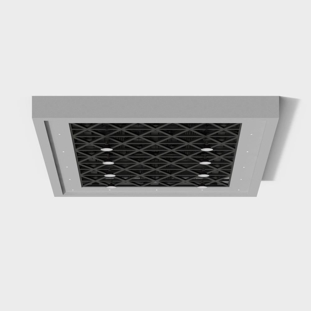 Restaurant grille ceiling