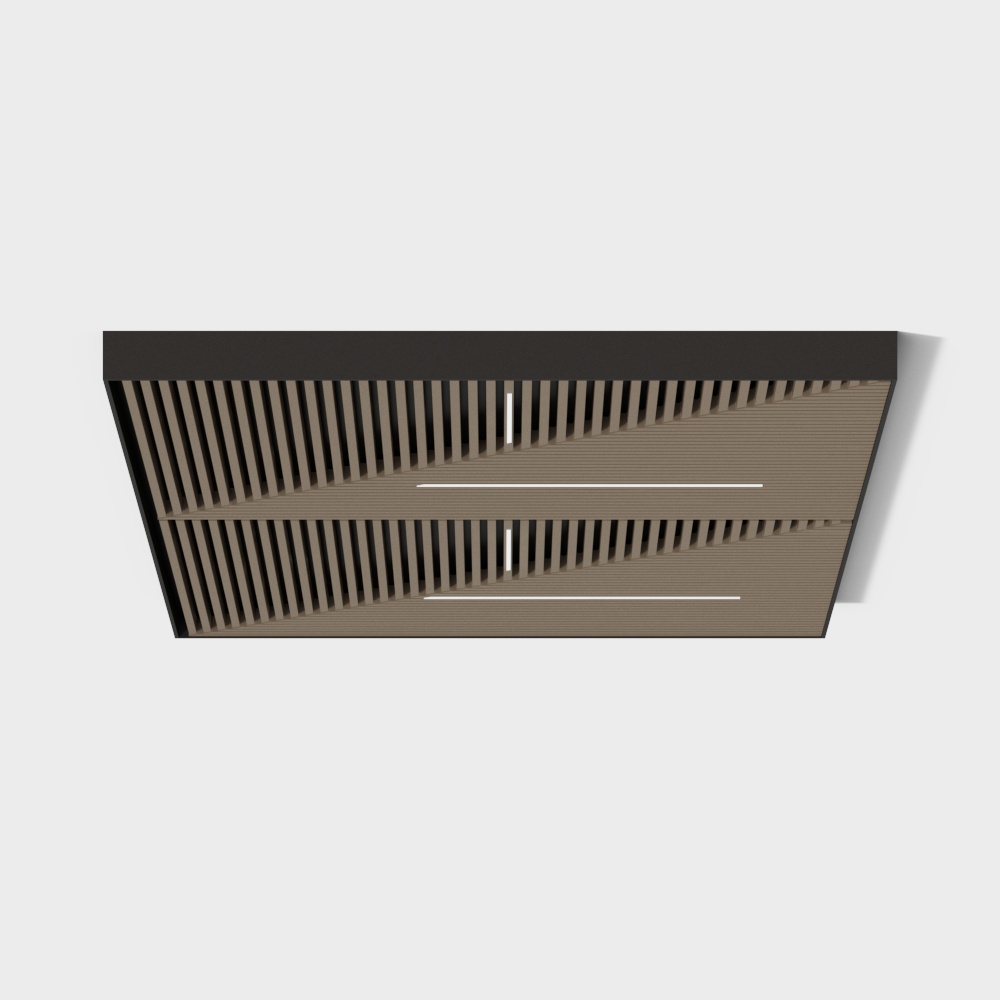 Restaurant grille ceiling
