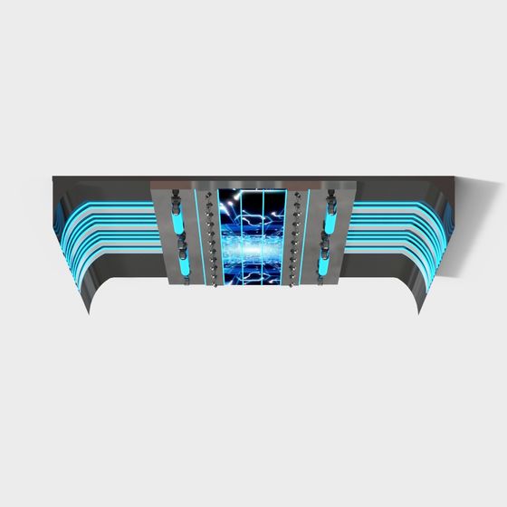 Futuristic Gateway 3D model