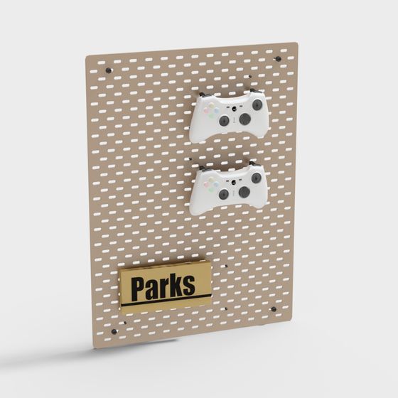 Parks Game Controller Holder 3D model