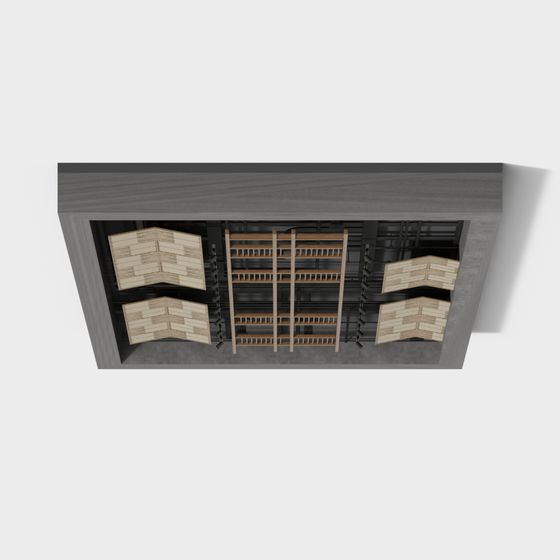 Stylish Urban Library 3D model for Creative Projects