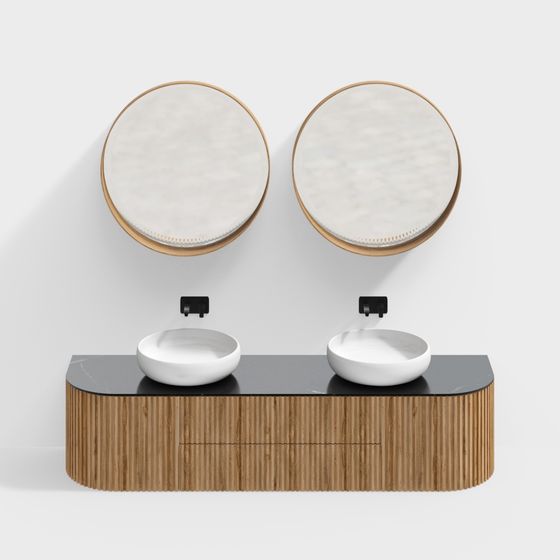 モダンバスルームキャビネット