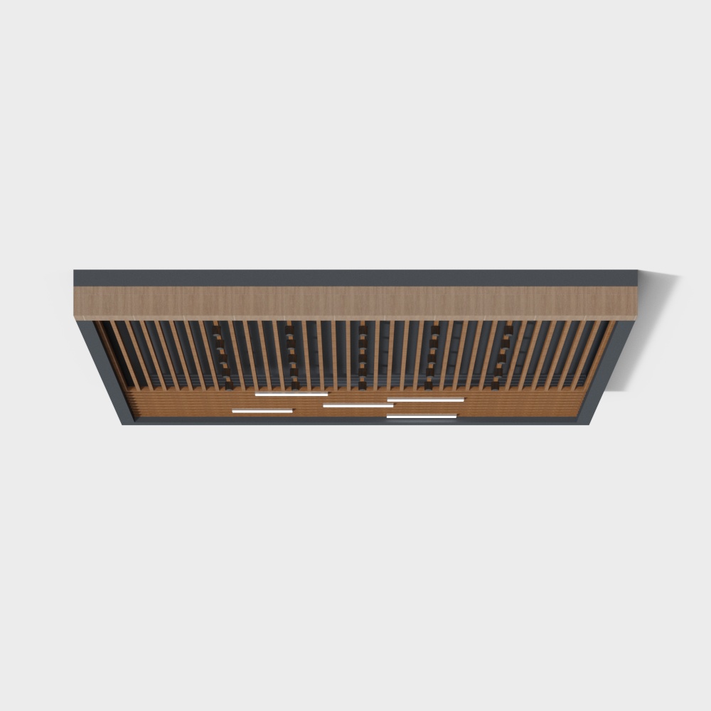 Techo con rejillas para restaurante