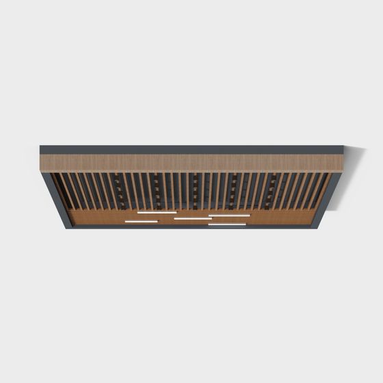 Techo con rejillas para restaurante