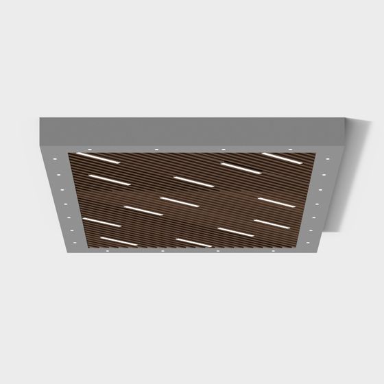 Modern Ceiling 3D Model with Polygon and Detail Aesthetics