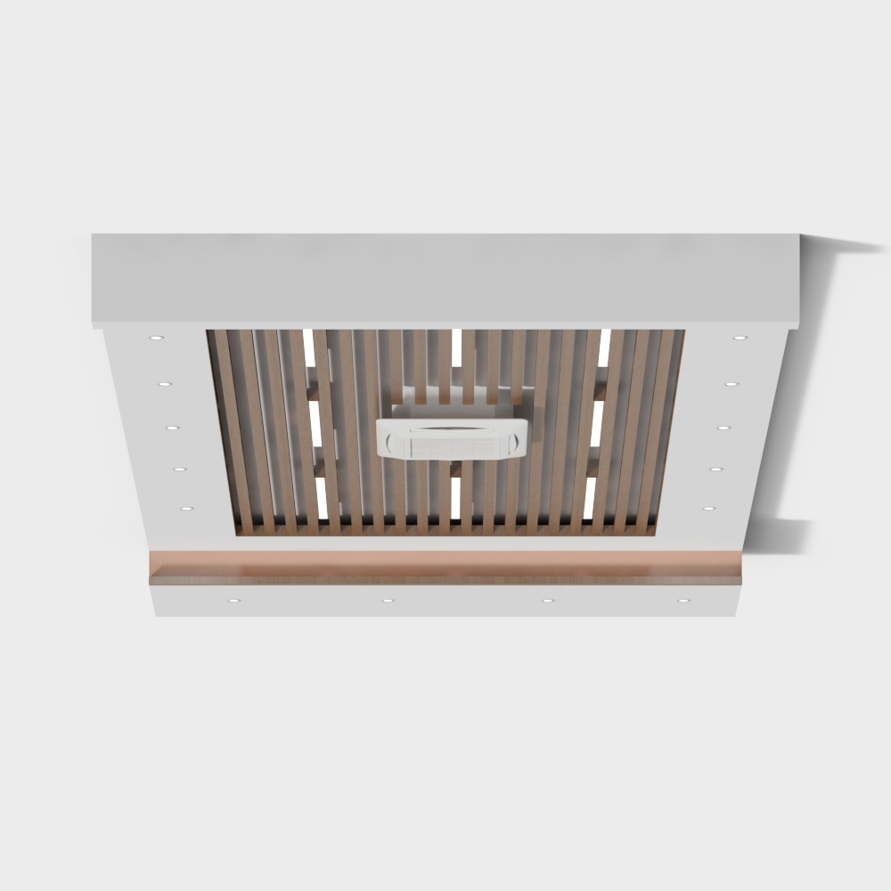 Techo con rejillas para restaurante