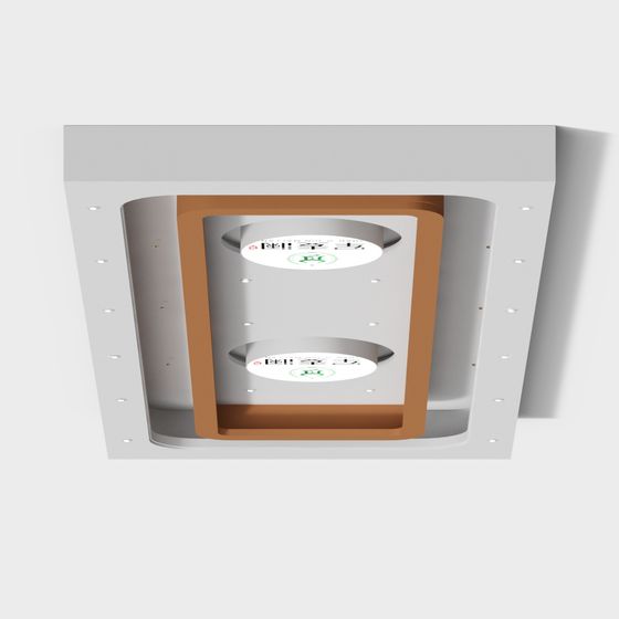 Elegant Low Polygon Ceiling 3D model for Creative Projects