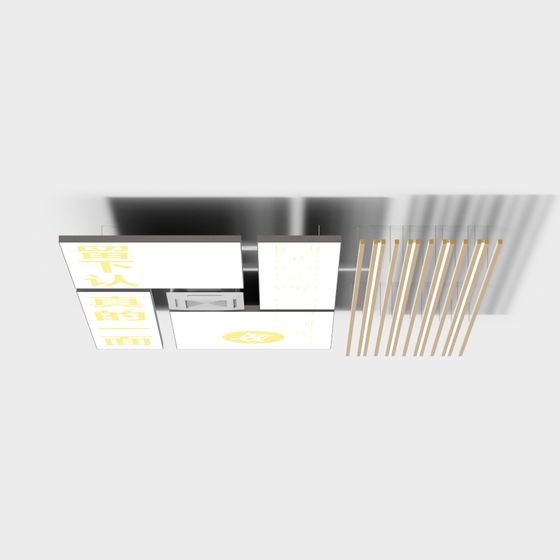 Stylish Low-Polygon 3D Model for Contemporary Spaces