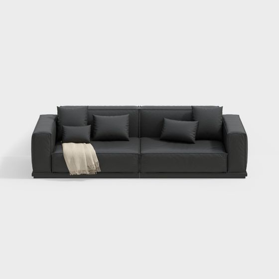 Urban Comfort 3D model - Minimalist Luxury Sofa