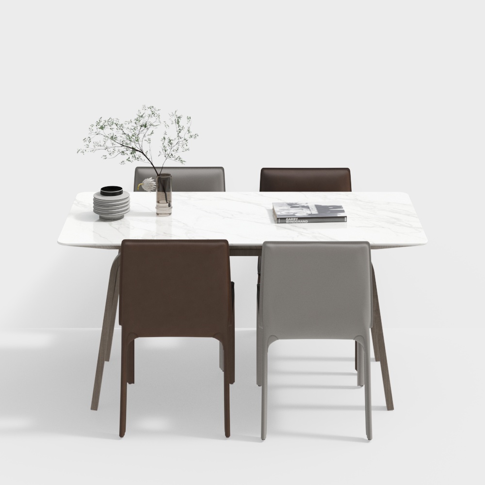 現代餐桌椅套裝