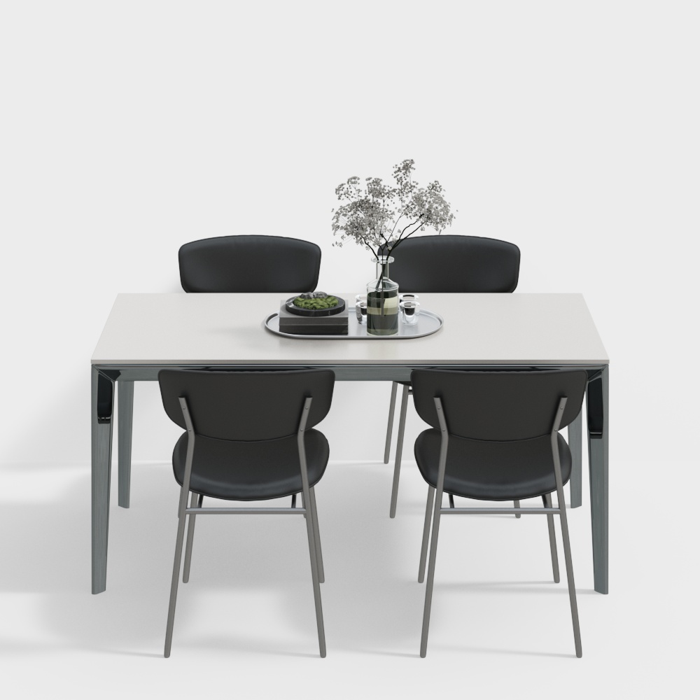 Modern Dining Table and Chair Set