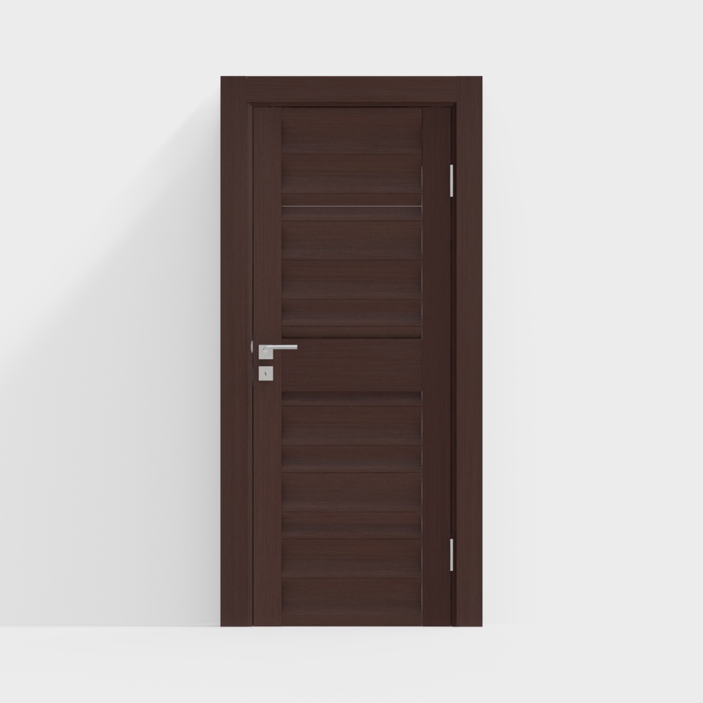 modern wooden door