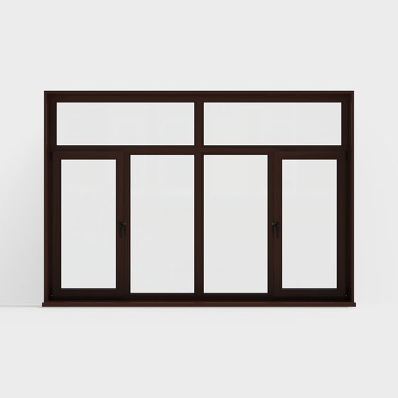 Low-Poly Window 3D Model for Creative Projects