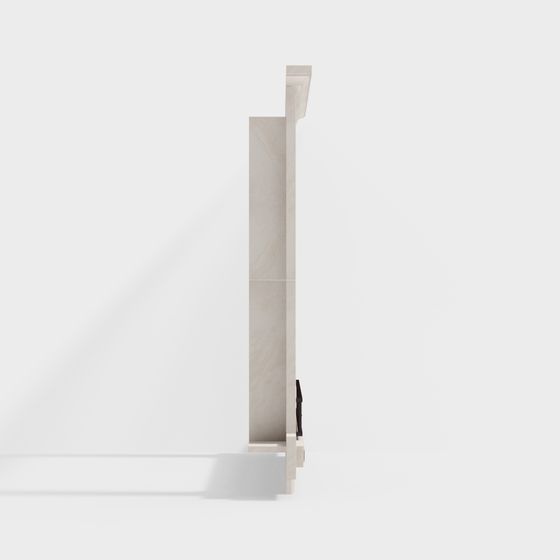 Urban Corner Shelf 3D model for Modern Interiors